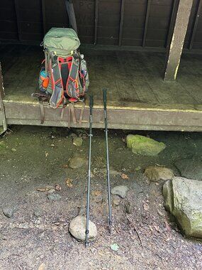 Durston Gear Iceline Carbon Fiber Ultralight 3-piece Trekking Poles (light use)